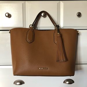 Michael Kors Brooklyn Large Leather Satchel